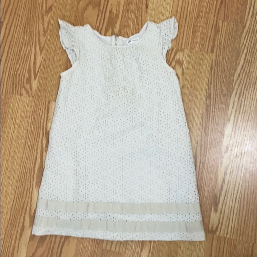 Girls size 6X lace over lay dress